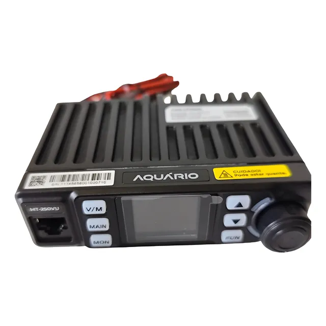 Radio Transceptor Móvel Vhf/uhf Com Antena, Cabo E Suporte