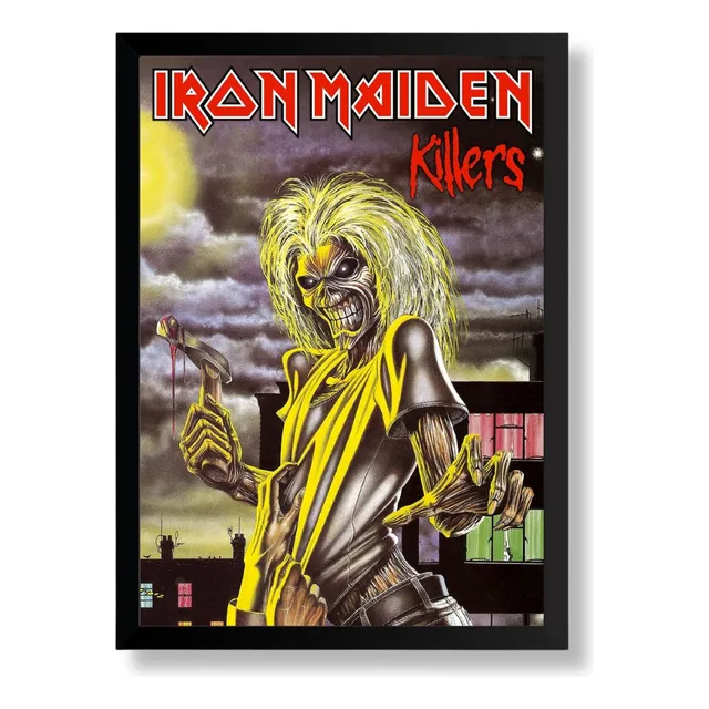 Iron Maiden Eddie Poster Quadro Vintage Killers Retrô A3