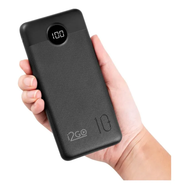 Carregador Portátil (power Bank) I2go 10000mah 2 Saídas 