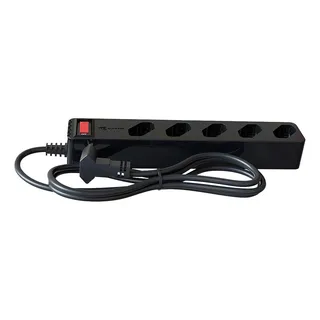 Filtro De Linha + Dps Iclamper 5 Tomadas 10a Lcf Preto Filtro De Linha + Dps Iclamper 5 Tomadas 10a Lcf Preto