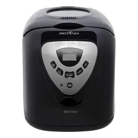 Panificadora Multipane 12p Com Função Timer E Antiaderente Potência De 550w Cor Preto Britânia 220v