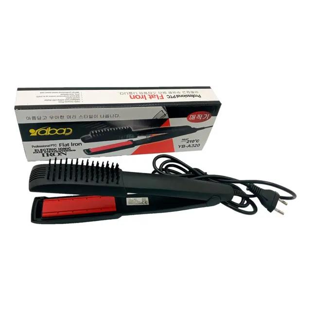 Plancha De Cabello Aba Con Cepillo Yb-a320 G P