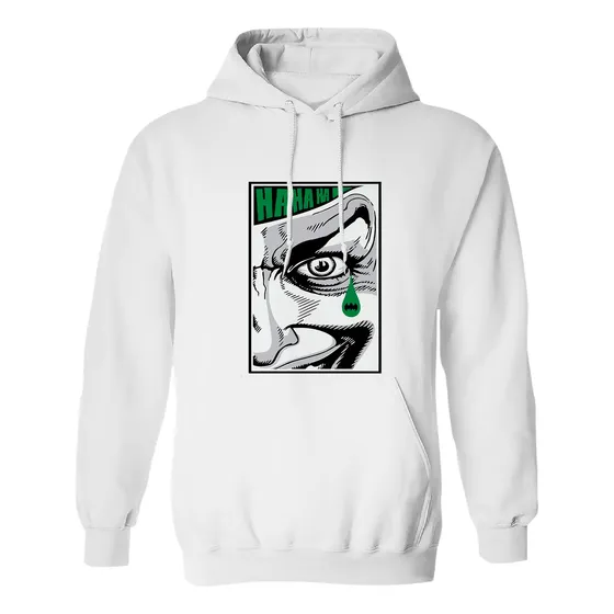 Sudadera Con Gorro Cara Joker Hahaha Batman