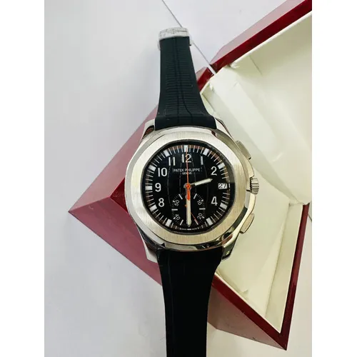 Reloj Patek Phillippe Geneve Extensible Caucho Negro