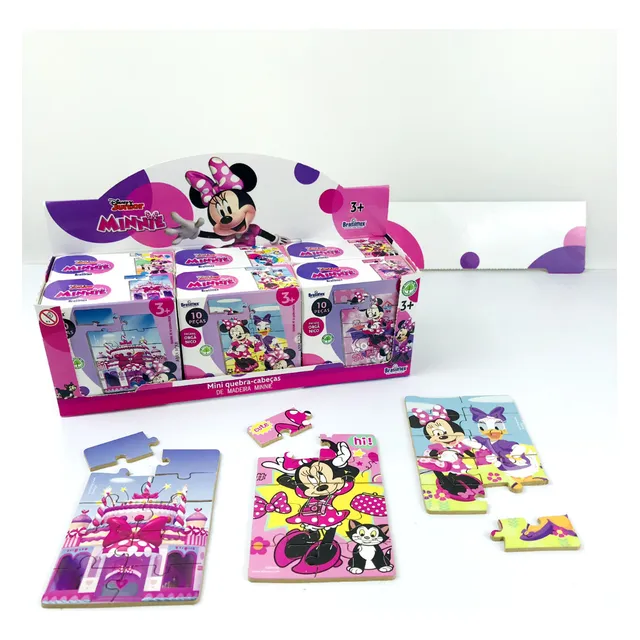 Kit 6 Mini Quebra Cabeça Divertidamente2 Patrulha Canina Mdf