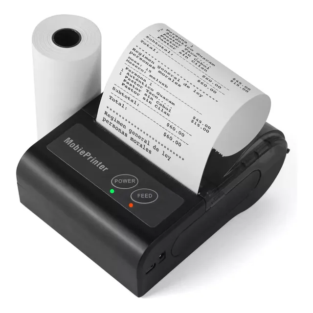 Impresora Térmica 58mm De Ticket Bluetooth Portátil Mini Usb
