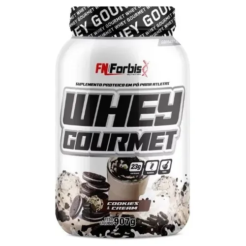 Whey Protein Gourmet 907g Cookies Cream Sabor Cookies & Cream