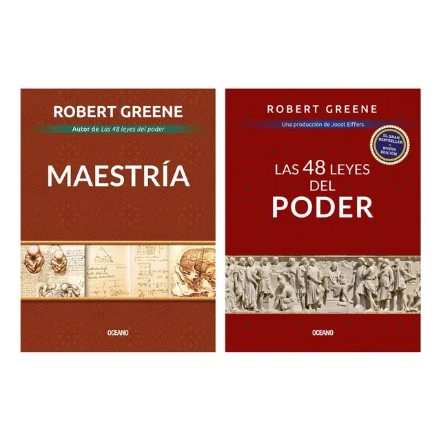 48 Leyes + Maestria - Greene - Oceano - 2 Libros