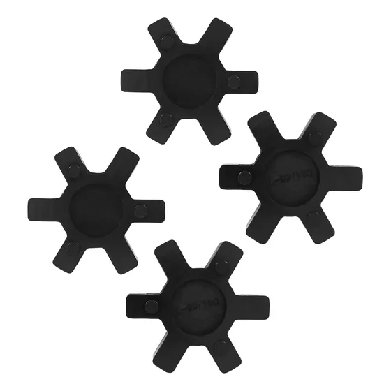 4 Piezas L100 - Inserto De Goma Nbr Flexible Acoplamien...