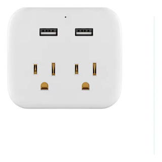 Enchufe Múltiple 2 Usb 2 Salidas Extensión De Pared Enchufe Múltiple 2 Usb 2 Salidas Extensión De Pared