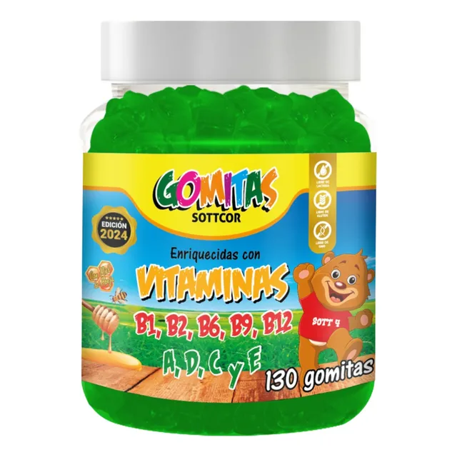 Multivitamina Para Niños Gomitas Sottcor 100g Chicle