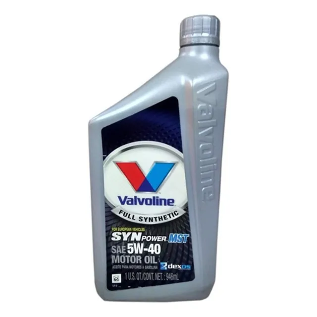 Aceite 5w40 Sintético 0.946 Litros Valvoline