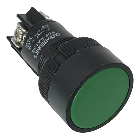 Interruptor Botón Pulsador Verde 22mm