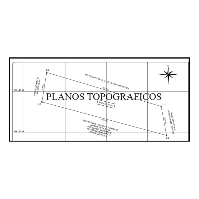 Planos En Autocad, Topográficos, Topografía, Utm, Regven