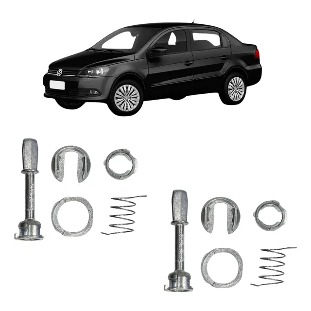 2 Reparo Remo Cilindro Kit Porta Gol Voyage Saveiro G5 G6 G7