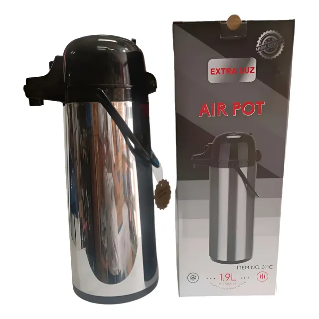 Termos De Cafe 1.9 Litros En Acero Inoxidable 100% Calidad