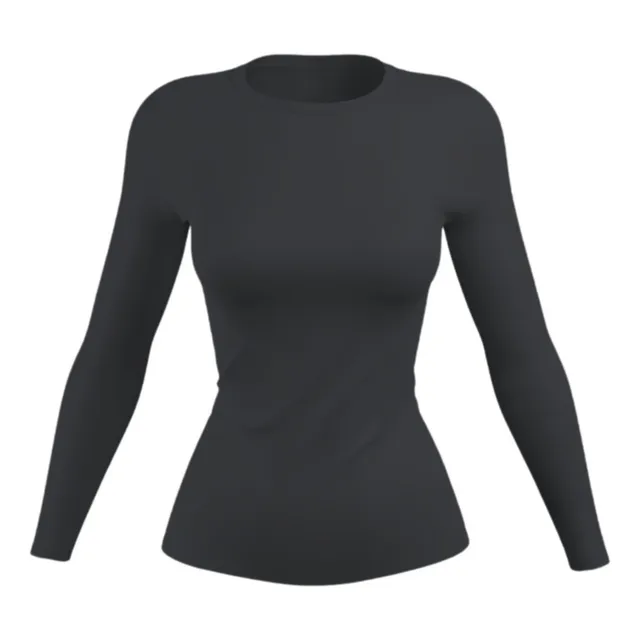 Camiseta Termica Mujer Blusa Manga Larga C/ Felpa Chau Frio 
