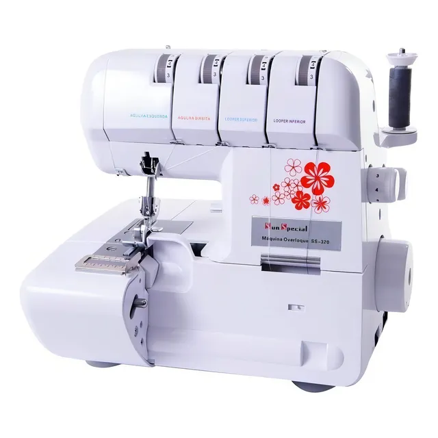 Máquina de costura overlock Sun Special Sun Point SS-320 portátil - branco 220V