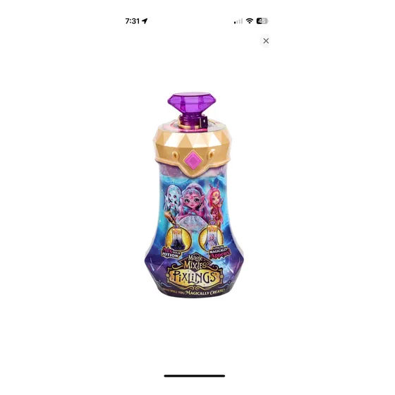 Magic Mixies Botella De Poción Mágica Con Muñeca Unicornio
