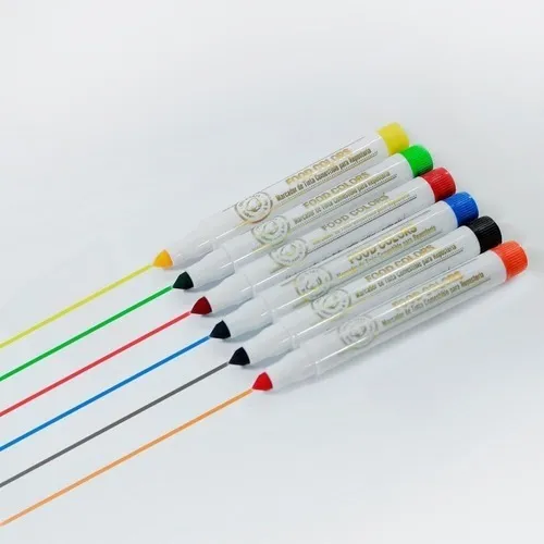 Marcadores De Tinta Comestibles  X 6u Reposteria