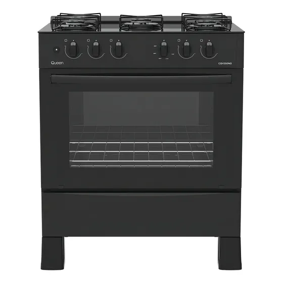 Cocina Queen Multigas 5 Hornallas - Cqv250ng Color Negro