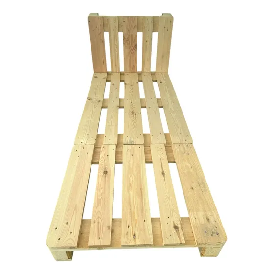 Cama De Solteiro Com Cabeceira De Pallet 1,88x80x15