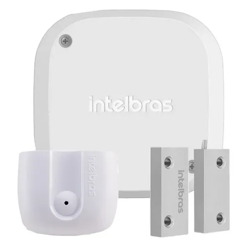 Sensor Intelbras Com Fio+transmissor S/ Fio Tx 4020+cx Vbox