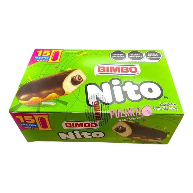 Pan Dulce Bimbo Nito 15 Pzas