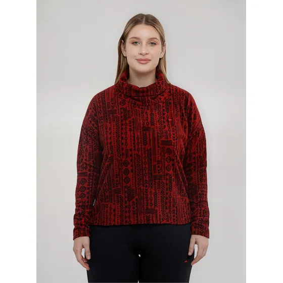 Buzo Polera Micro Polar Mujer Montagne Bella Termico