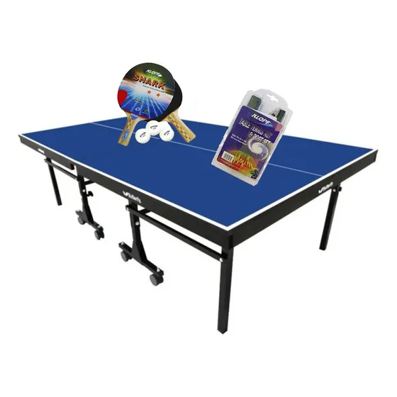 Mesa De Ping Pong Mdf 25mm Klopf 1008 + Kit 5055 + Rede 5034