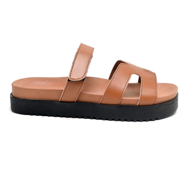 Sandália Papete Feminino Chinela Caramelo Original Dubuy Sandália Papete Feminino Chinela Caramelo Original Dubuy