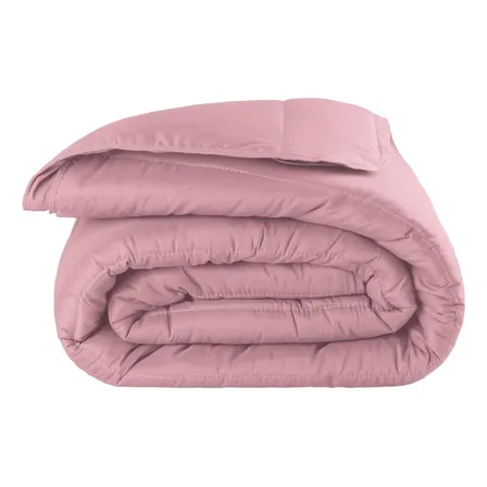 Edredom Casal Queen Dupla Face Grosso 400 Fios Oferta Hotel Rose Liso