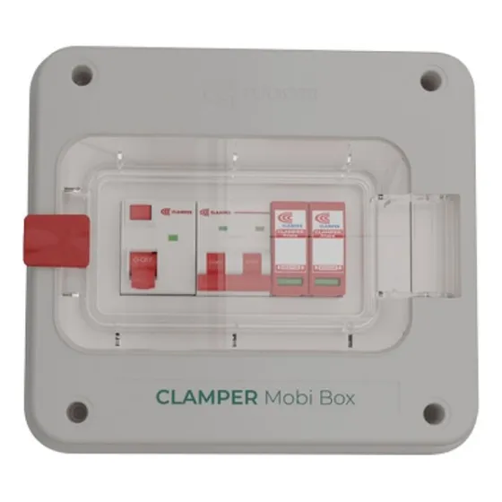 Quadro Proteção Para Carregador Veicular Fixo Parede Clamper