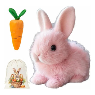 El Conejito De Peluche Eléctrico Del Conejo De Pascua Camina El Conejito De Peluche Eléctrico Del Conejo De Pascua Camina