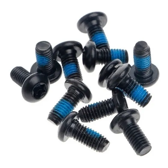 Parafuso Para Rotor Freio Disco Bike Mtb Pacote Com 12 Preto