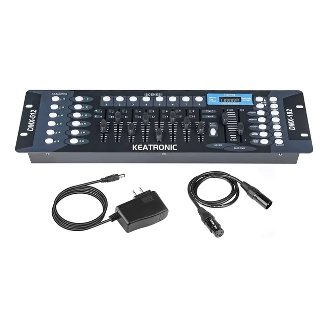 Controlador Dmx 192 Canales Luces Dj Consola 512 + Línea