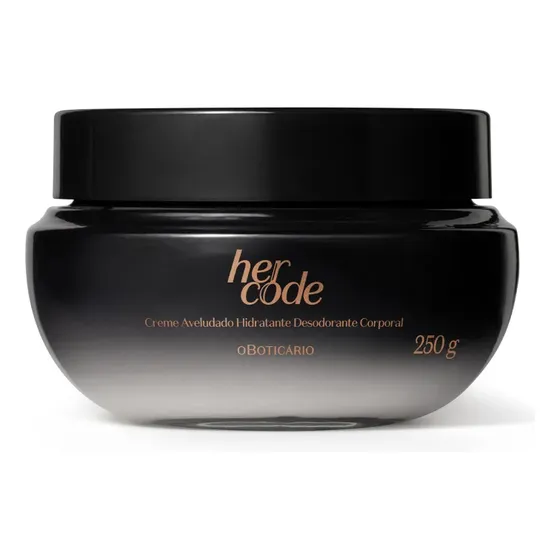 O Boticário Her Code Creme Hidratante Corporal 250g - Femini