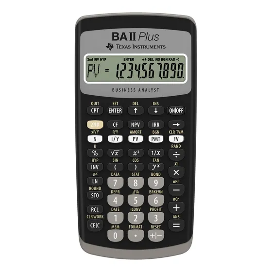 Calculadora Financeira Texas Instruments Ba Ii Plus