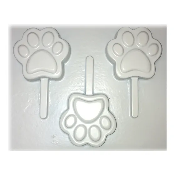 Molde Para Helados De Paleta Patita De Perro Gato