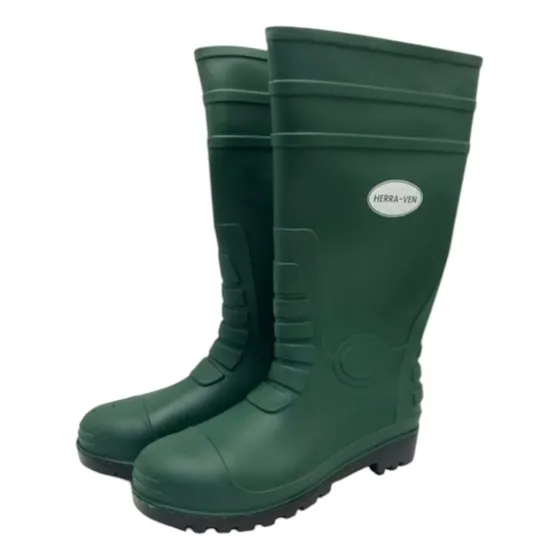Botas De Hule C/punta D/ Acero Hr-m4120-40 (41-42) Herraven
