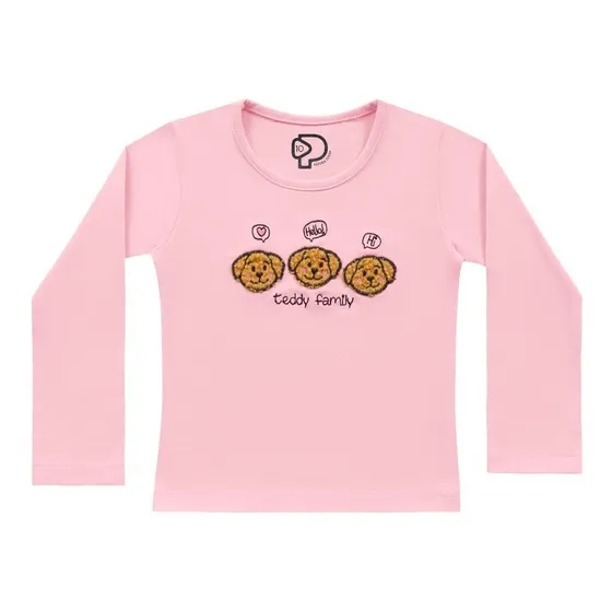 Remera Niña Teddy Family - Gepetto´s - 1620