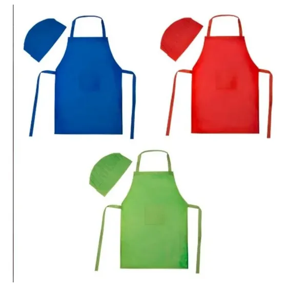 Delantal + Gorro Mini Chef Niños En Pop