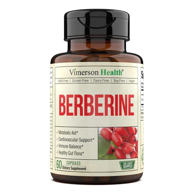 Berberina 1200 Mg Vimerson Health 60 Cápsulas