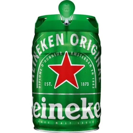 Barril De Cerveja Heineken - 5 Litros - Gelagem Rápida
