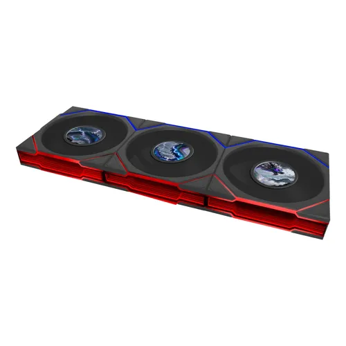 Kit 3 Fans Lian Li Uni Fan Tl Wireless 120 Preto Rev. Preto