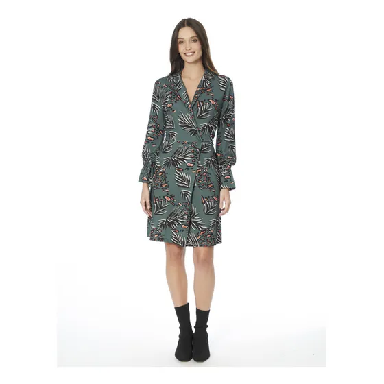Vestido Estampado M/larga Lavanda Print Mujer Asterisco