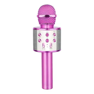 Microfone Bluetooth KaraokĂȘ Para Festas E Eventos Cor Rosa Cor Rosa-shoque Microfone Bluetooth KaraokĂȘ Para Festas E Eventos Cor Rosa Cor Rosa-shoque