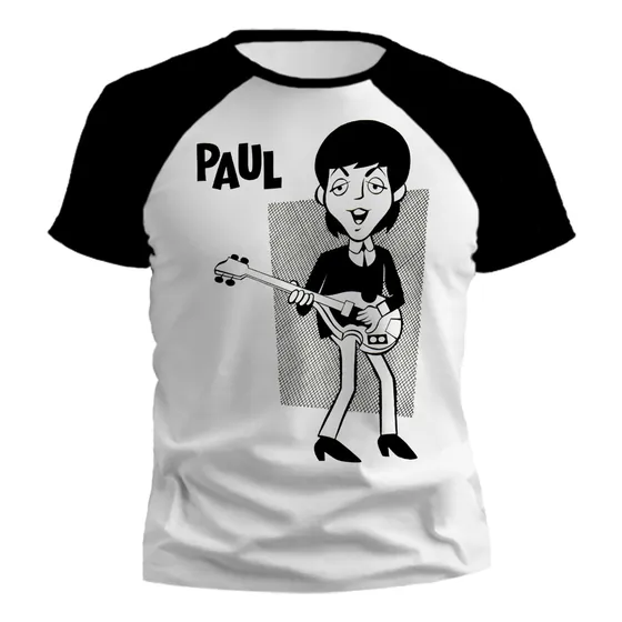 Remera Paul Mccartney Diseños Exclusivos Ranglan