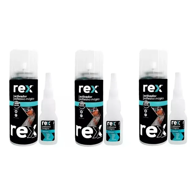Pack 3 Adhesivo Mágico Acelerado 9 Segundos 100gr 400ml