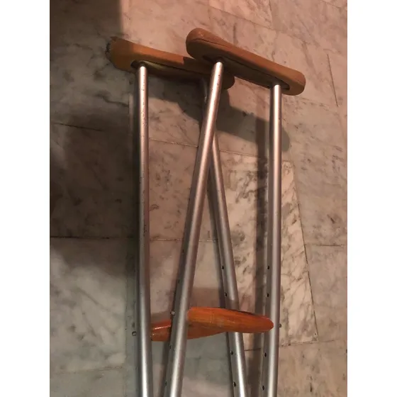 Muletas De Aluminio ! Usadas Adultos